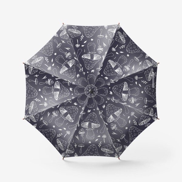 Зонт «Грибной узор»