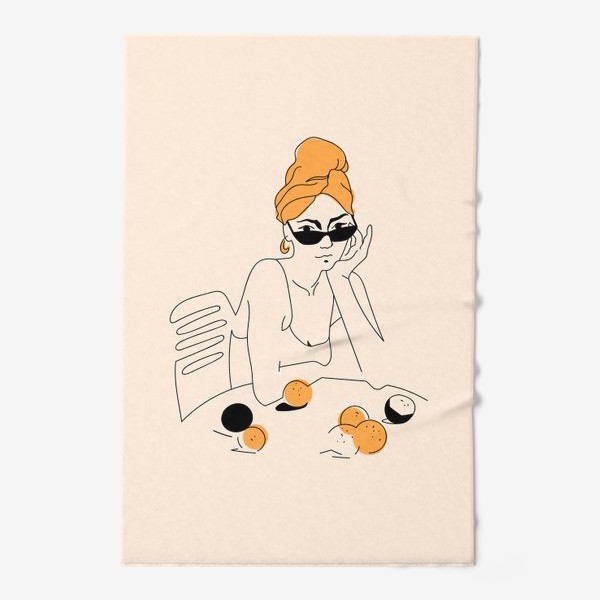 Полотенце «Девушка с апельсинами»