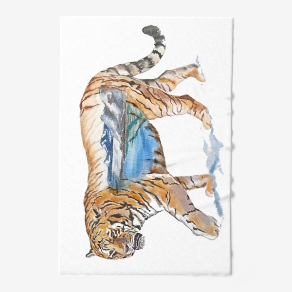Полотенце «амурский тигр тигр животные кошки хищник»