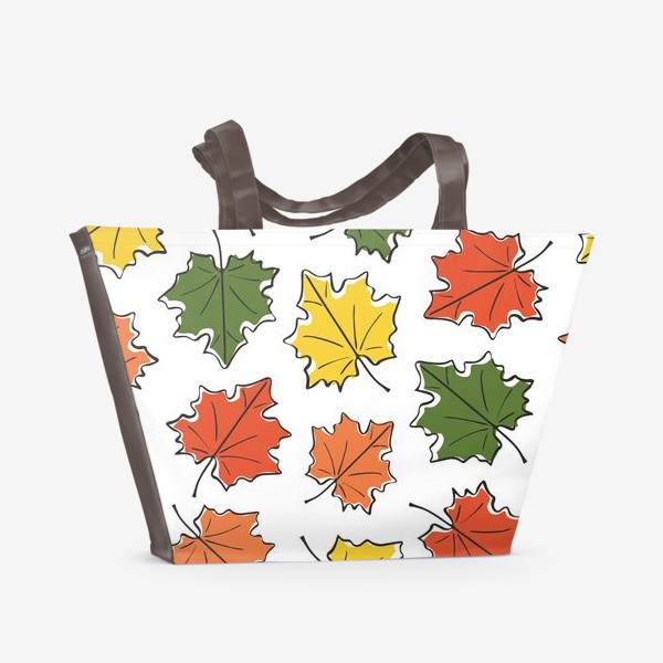 Пляжная сумка «Кленовые листья»