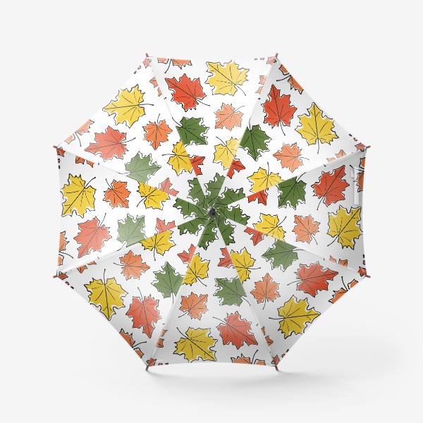 Зонт «Кленовые листья»