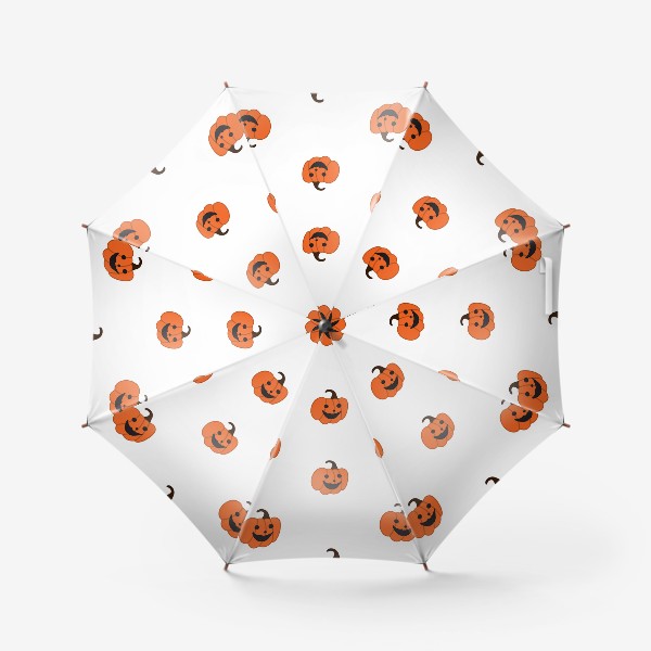 Зонт «Смеющиеся тыквы. Хэллоуин»