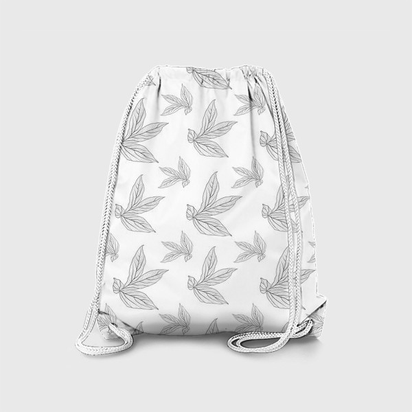 Рюкзак «листья пиона »