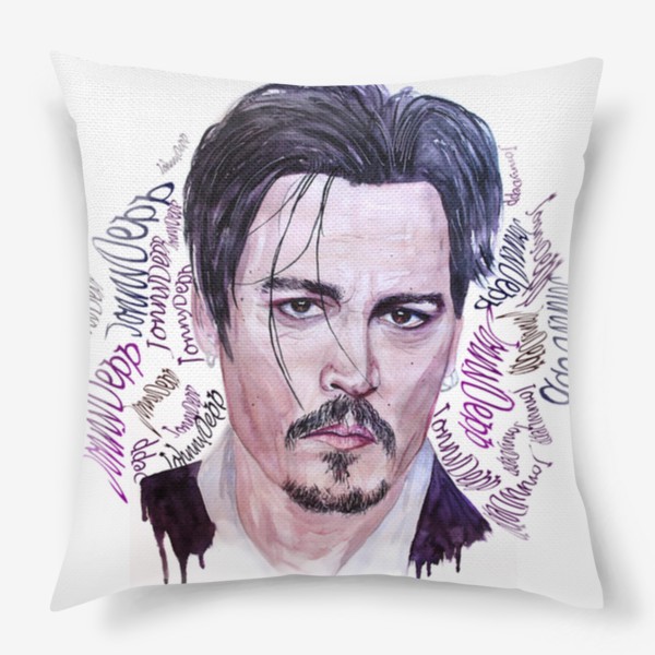 Подушка «Джонни Депп. Johnny Depp»