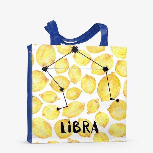 Сумка-шоппер «Зодиак. Весы и лимоны. Libra»