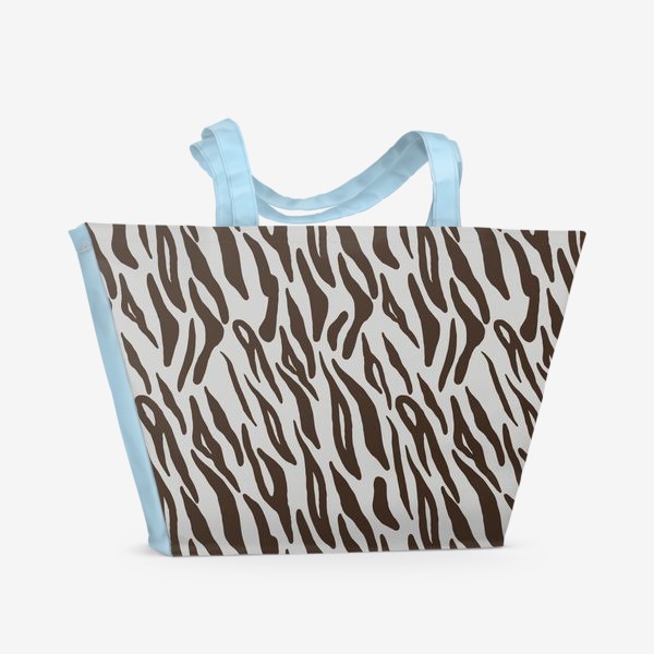 Пляжная сумка «Белый тигр»