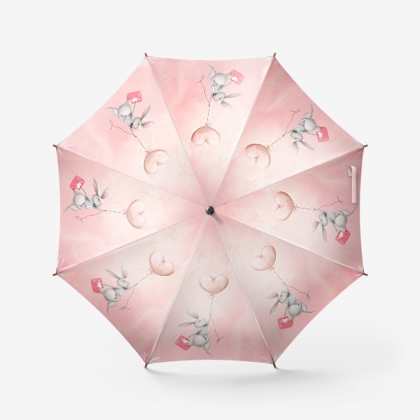 Зонт «Любовь, зайка с сердечком»