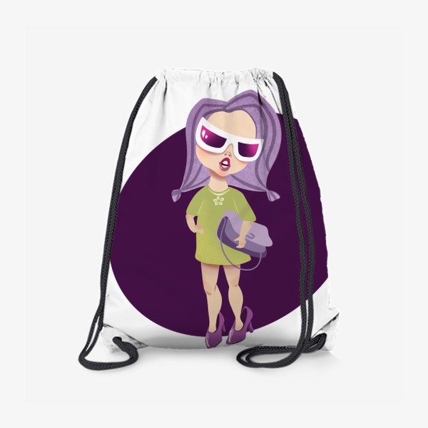 Рюкзак «Девочка-модница»