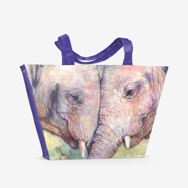 Пляжная сумка &laquo;Слоны&raquo;