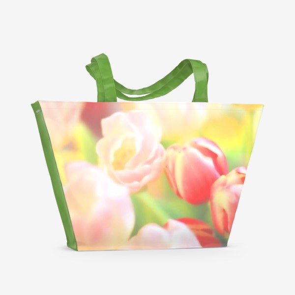 Пляжная сумка «Тюльпаны2»