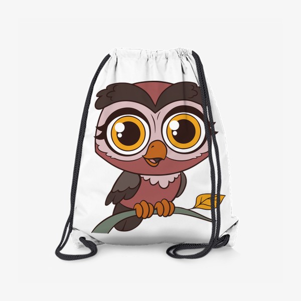 Рюкзак «Милая сова на ветке»