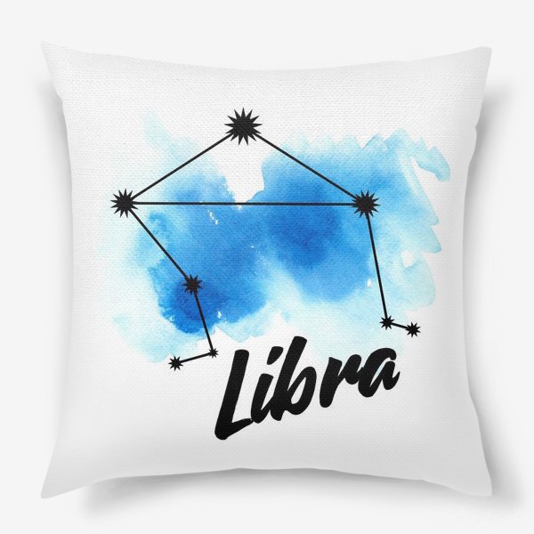 Подушка «Libra. Подарок Весам. Зодиак»