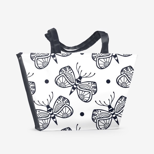Пляжная сумка &laquo;Милые бабочки&raquo;