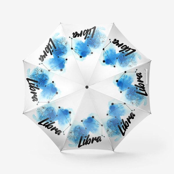 Зонт «Libra. Весы. Подарок весам. Зодиак»