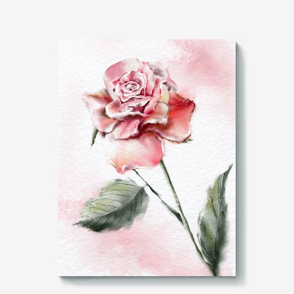 Холст «Watercolor Rose»