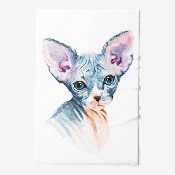 Полотенце «Watercolor Sphinx cat»