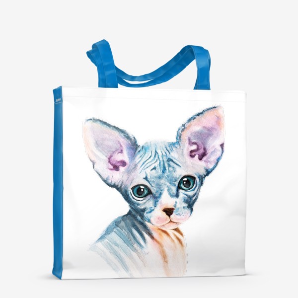 Сумка-шоппер «Watercolor Sphinx cat»