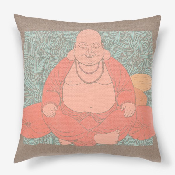 Подушка «Тыквенный будда»