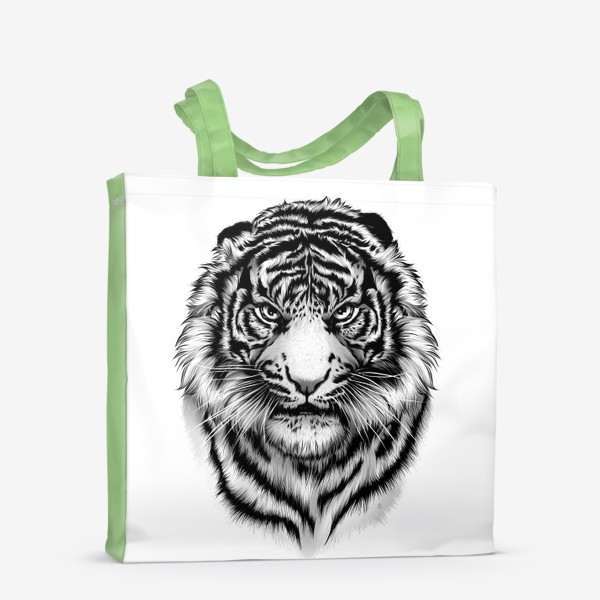 Сумка-шоппер «Тигр Черно-белый »
