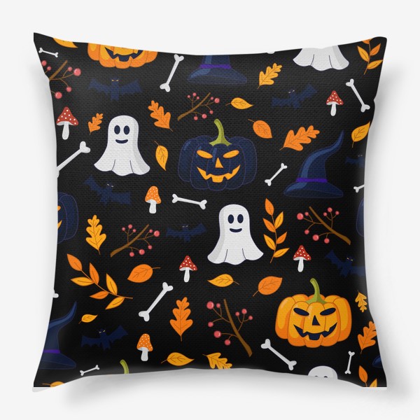 Подушка «Паттерн для Хеллоуина»