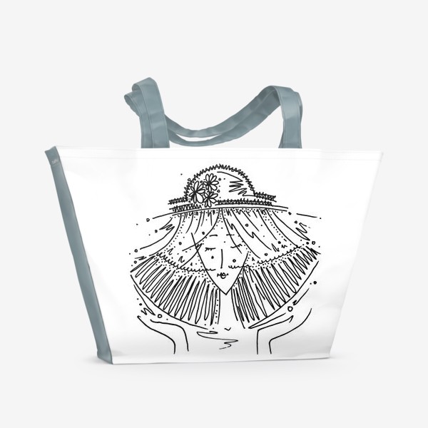 Пляжная сумка «Весы зодиак»