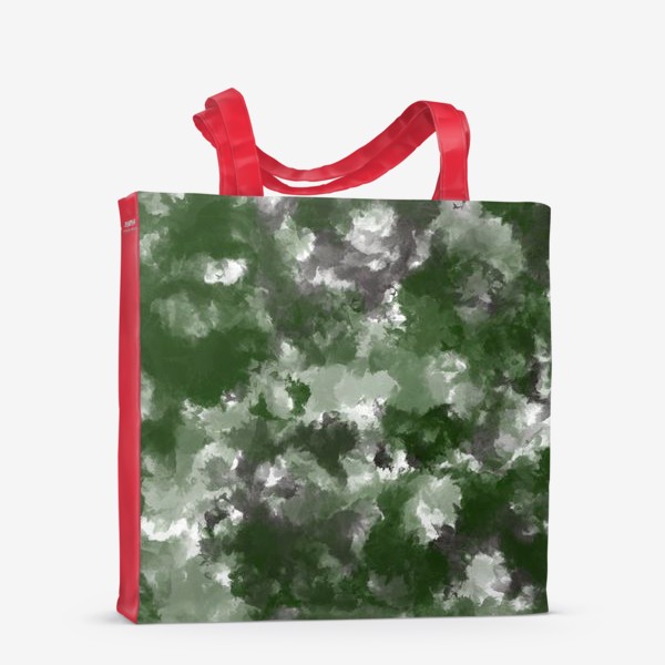 Сумка-шоппер «Зеленый абстракт»