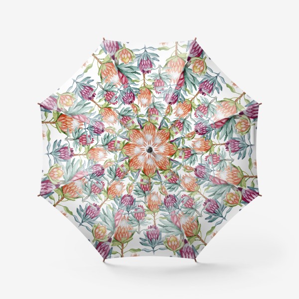 Зонт &laquo;экзотические цветы протея&raquo;