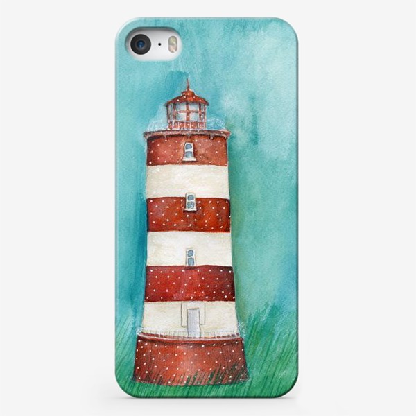 Чехол iPhone «Spring lighthouse / Весенний маяк»