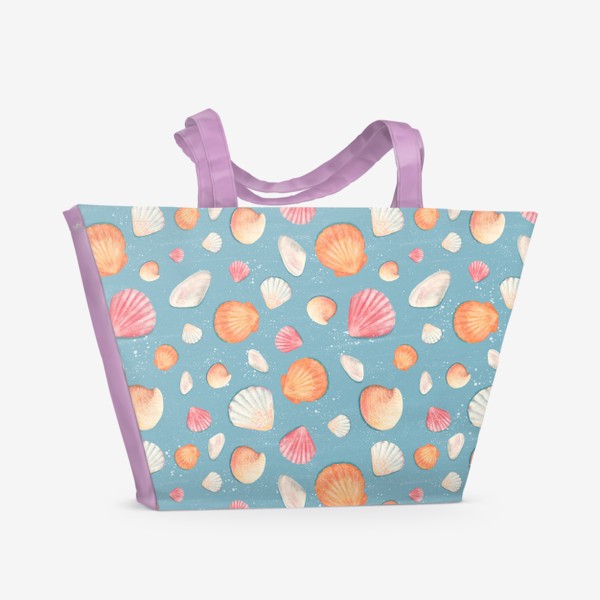 Пляжная сумка «Нежные морские ракушки»
