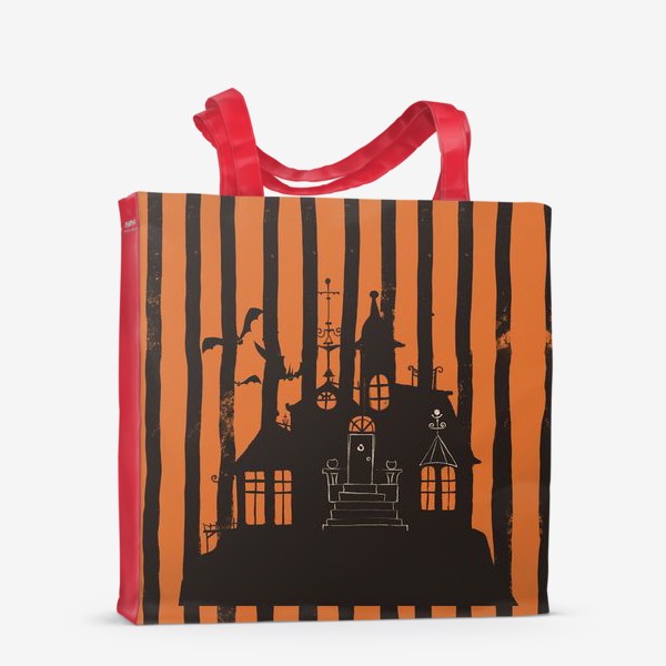 Сумка-шоппер «Хэллоуин, замок»