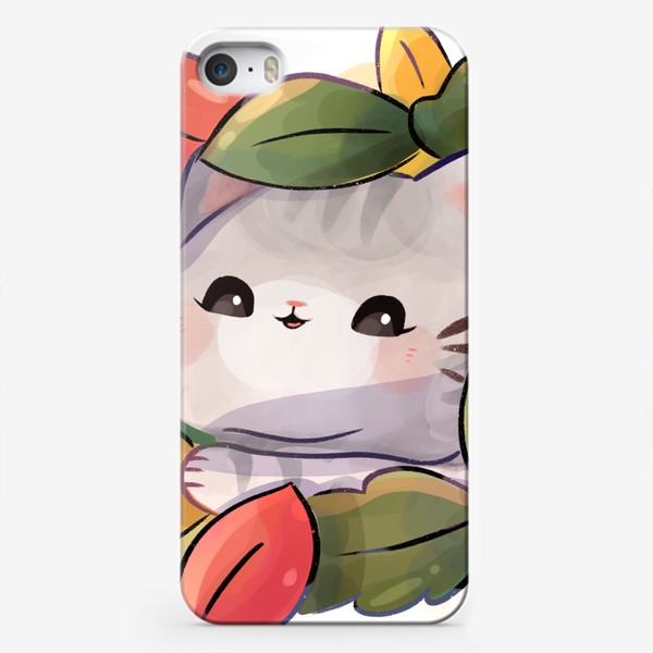 Чехол iPhone «Котики любят осень»