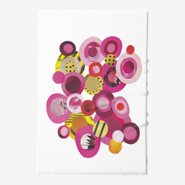 Полотенце «Розовая абстракция»