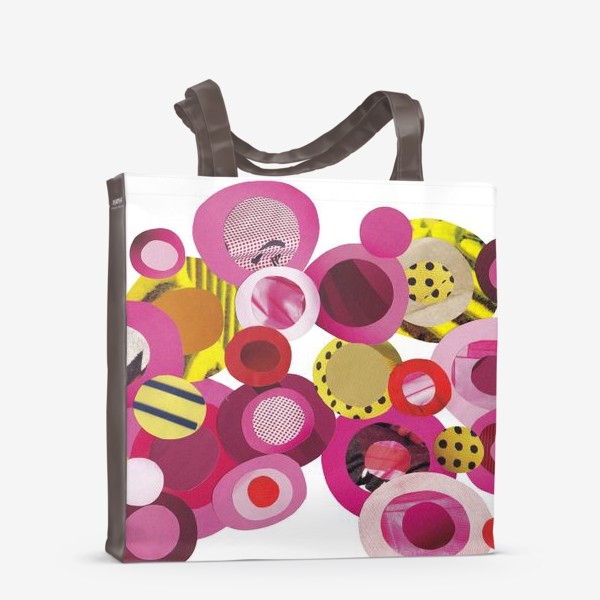 Сумка-шоппер «Розовая абстракция. Коллаж»