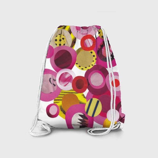Рюкзак «Розовая абстракция. Коллаж»