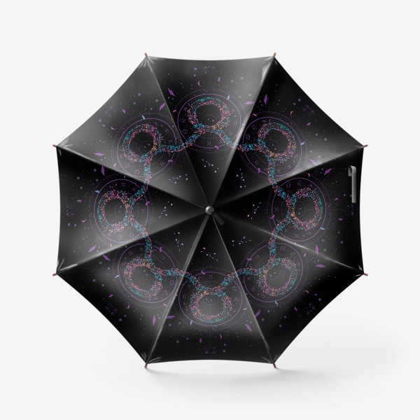 Зонт «Цветочный Знак Зодиака Телец»