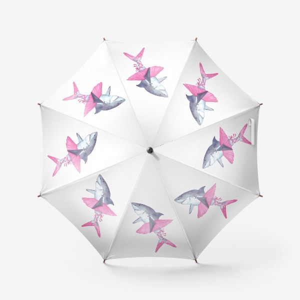 Зонт «Акула балерина в розовой пачке и пуантах»