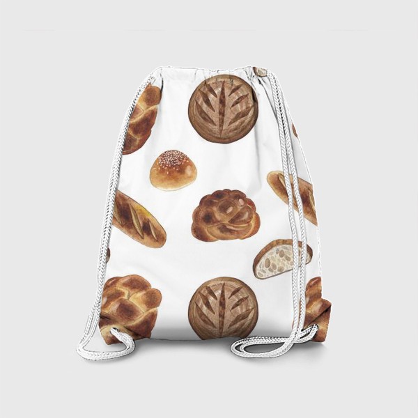 Рюкзак «Хлеб и булочки, паттерн»
