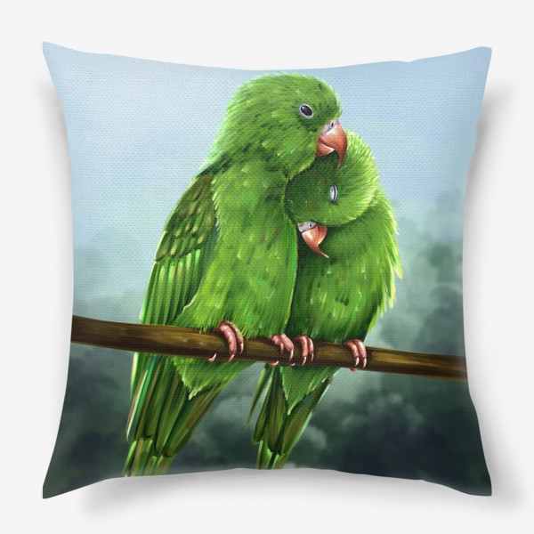 Подушка «Попугаи»