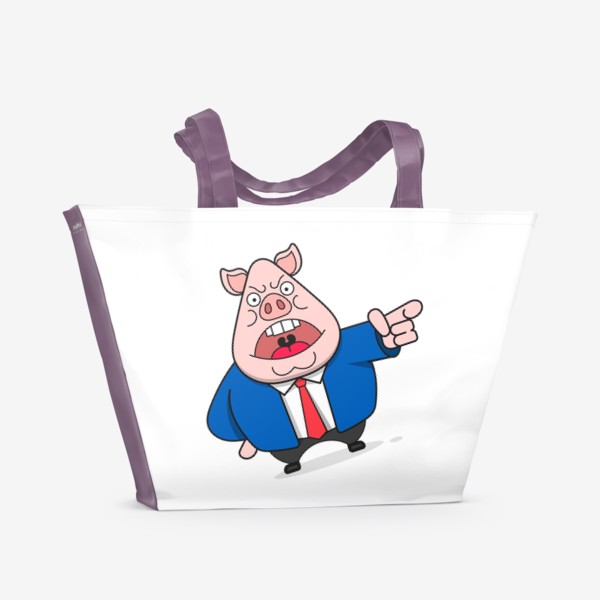 Пляжная сумка «Свинья»