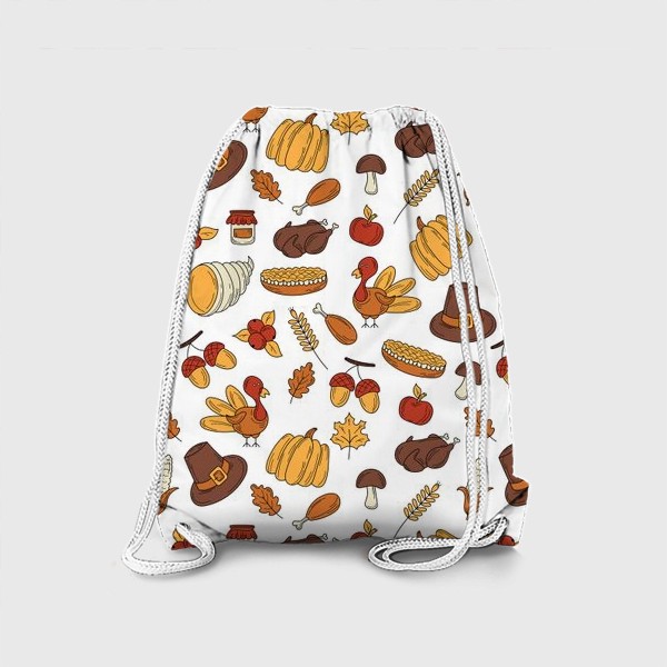 Рюкзак «Осенний узор на День Благодарения - осенний урожай»