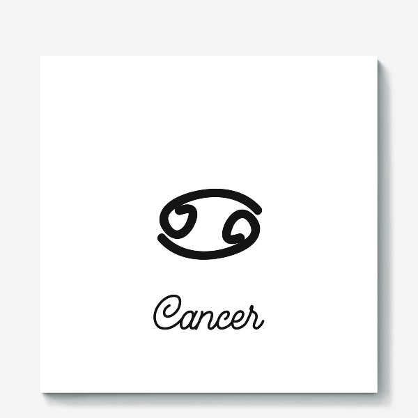 Холст «Рак. Знак зодиака»