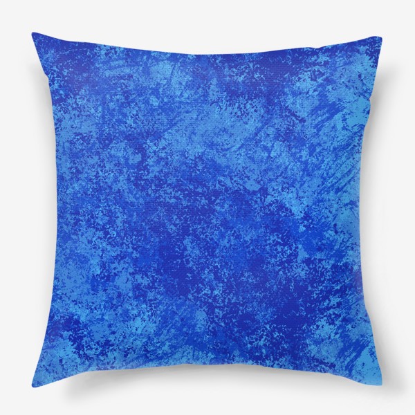 Подушка «Абстрактный синий фон»