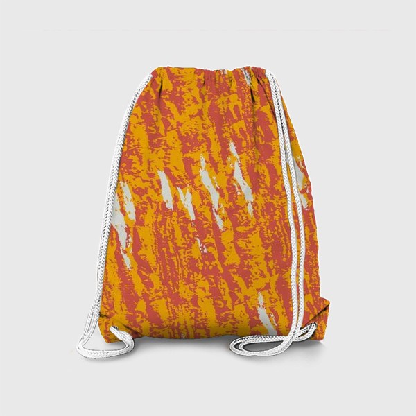Рюкзак «оранжевые абстрактные полоски»