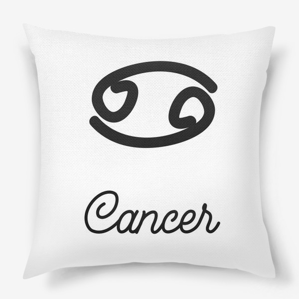 Подушка «Рак. Знак зодиака»