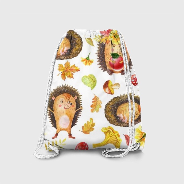 Рюкзак «Милые осенние ежики»