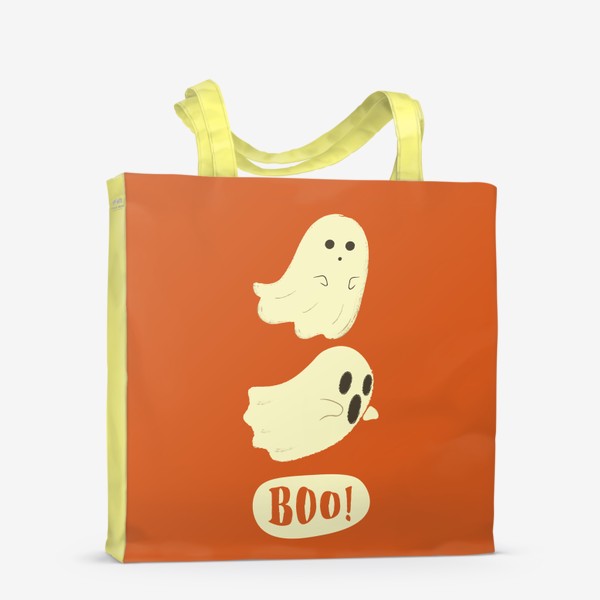 Сумка-шоппер «Boo! с ярким фоном»