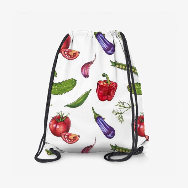 Рюкзак «Овощи. Паттерн для кухни»