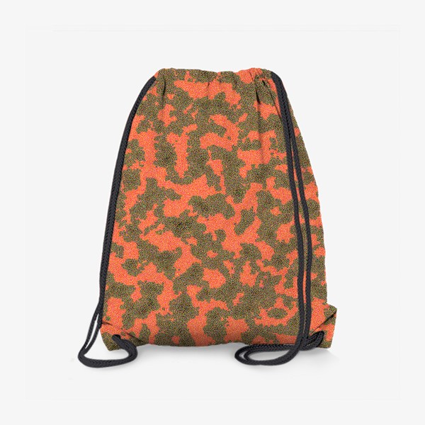 Рюкзак «Оранжево серая абстракция»