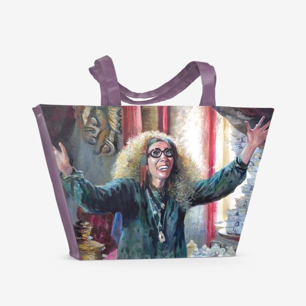 Пляжная сумка «Сивилла Трелони,Гарри Поттер, день учителя»