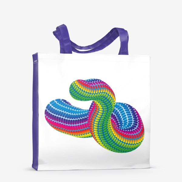 Сумка-шоппер «Змея сюрреалистичная»
